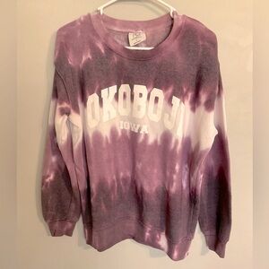 Ragwear USA Tie Dyed Okoboji Iowa sweatshirt. Size Large